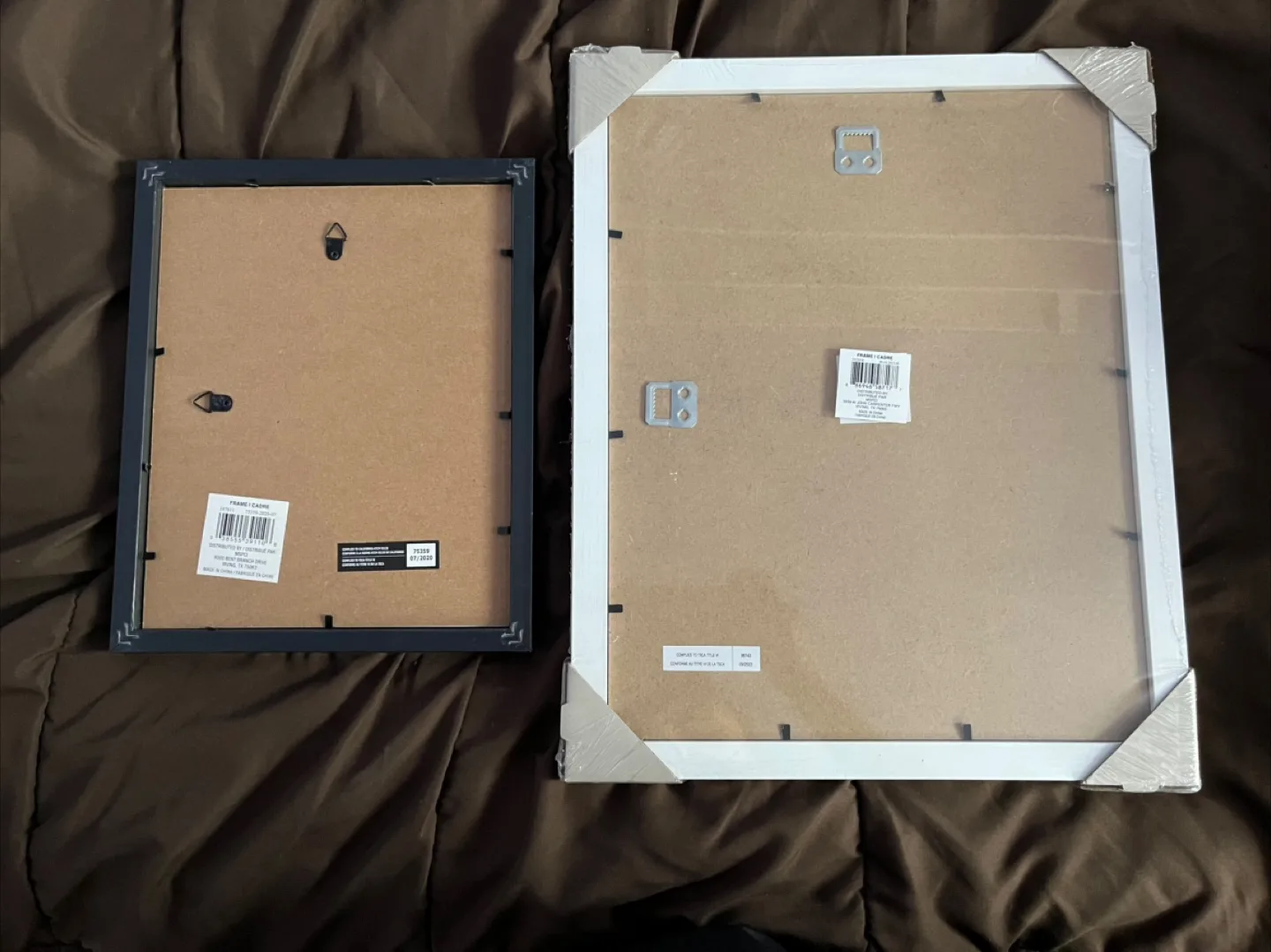 Picture frames, 13 wooden hangers, and cup that lights up image indicator(2)