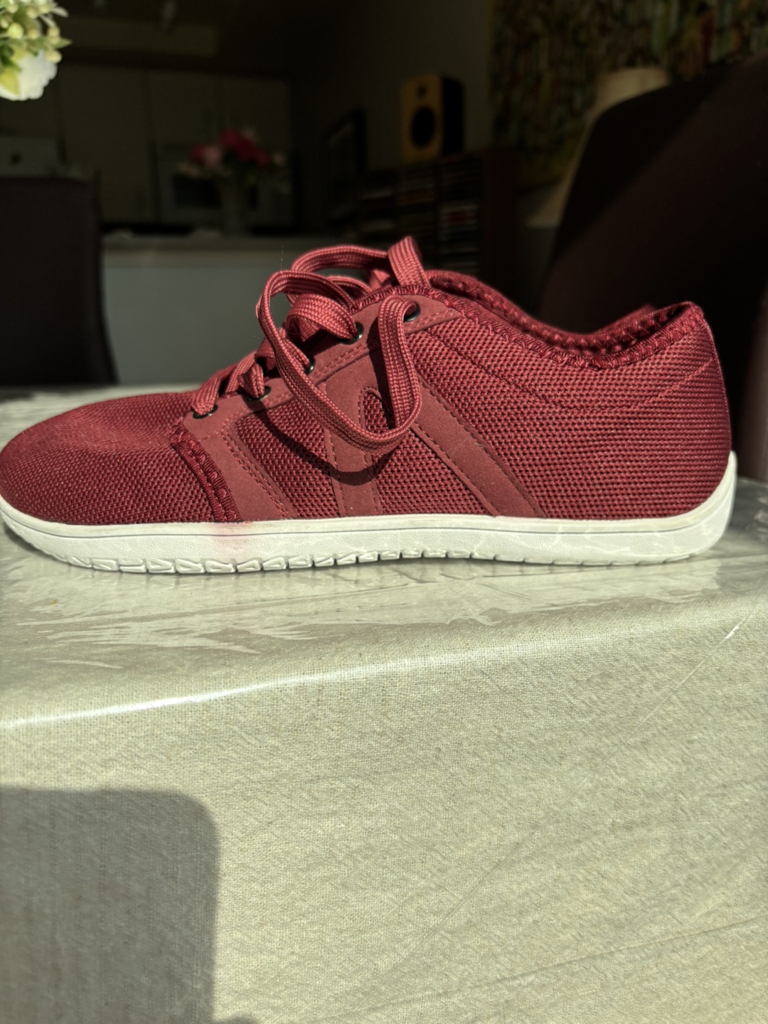 Vivobarefoot Primus Knit Burgundy Size 9 - photo 5