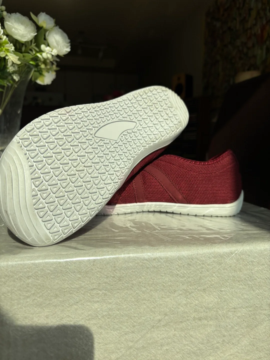 Vivobarefoot Primus Knit Burgundy Size 9 image indicator(3)