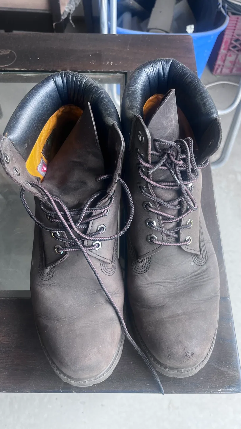 Timberland Brown Leather Boots thumbnail