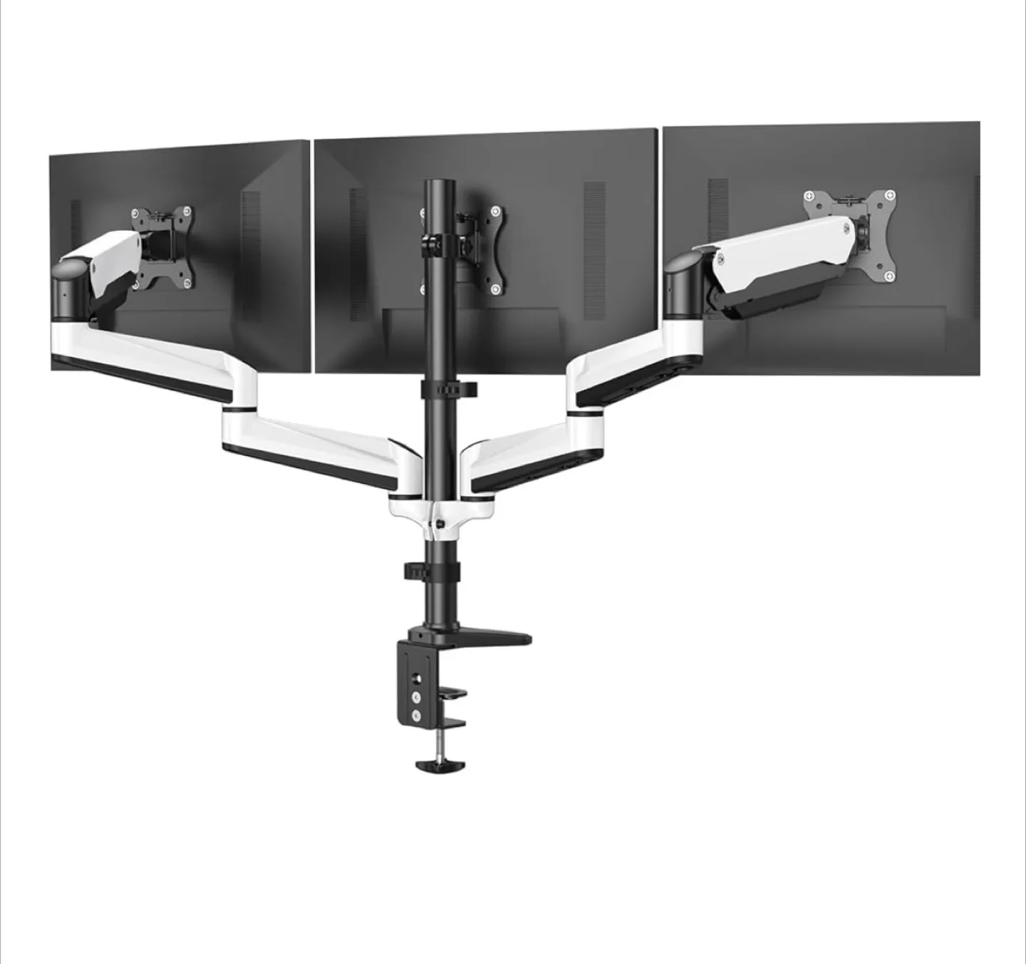 HUANUO Triple Monitor Mount - Supports 32" Screens