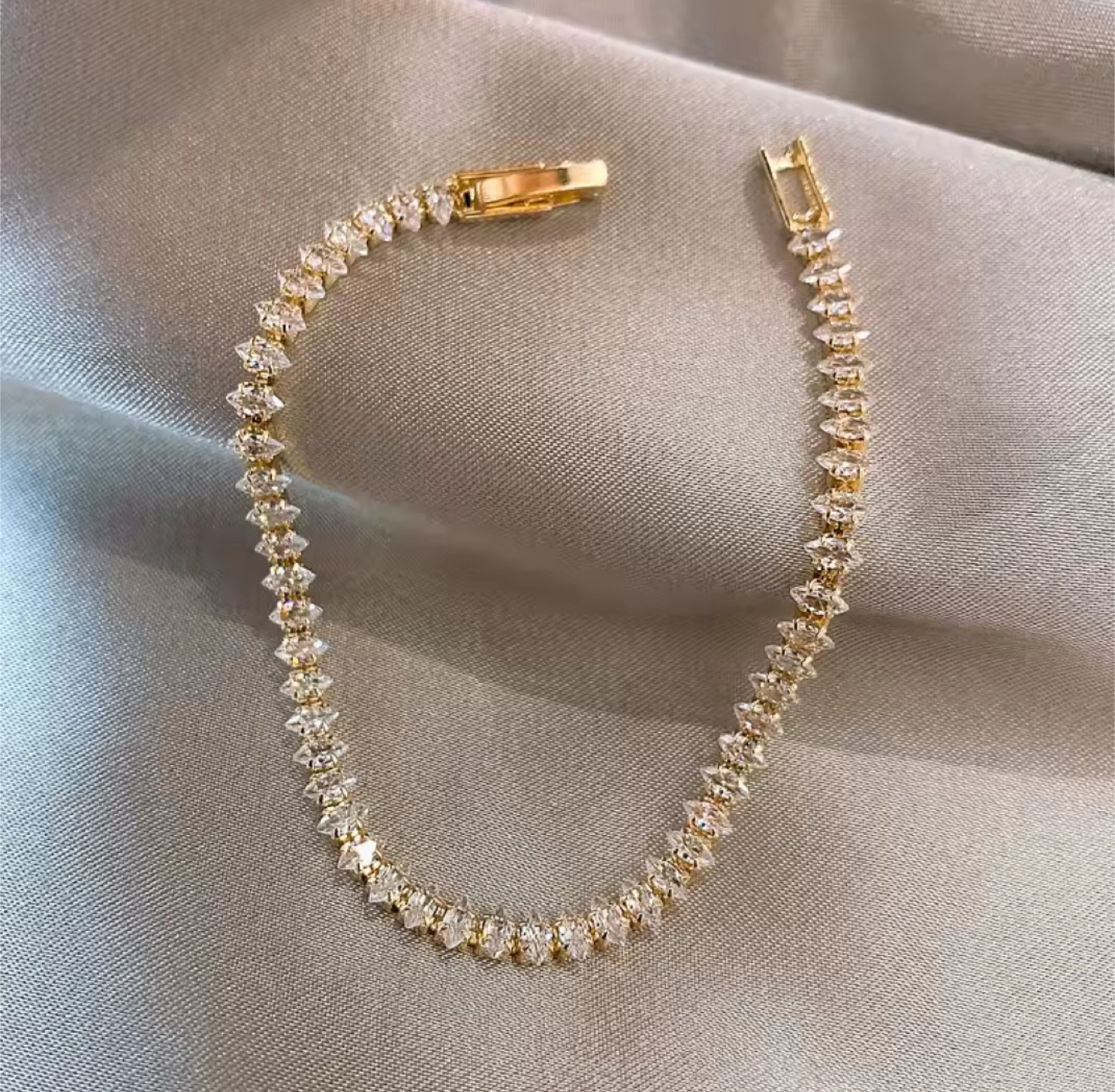 Elegant and Elite Tennis Bracelet