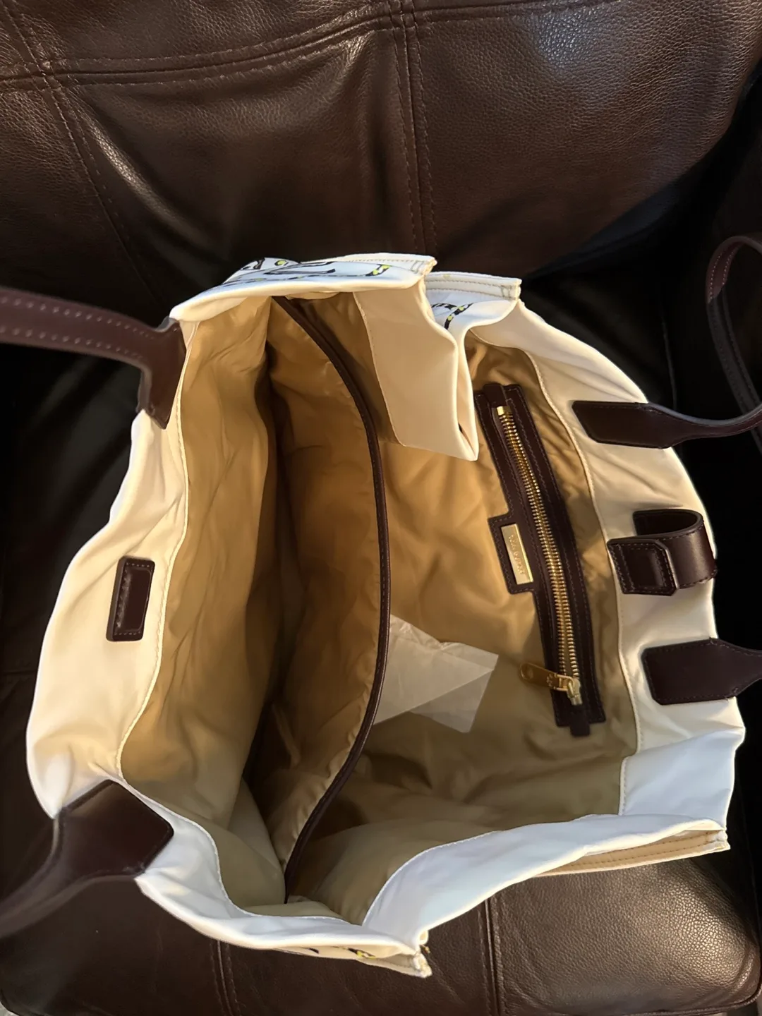 Tory Burch Ella Printed Tote - Ivory Pisces Dream image indicator(2)