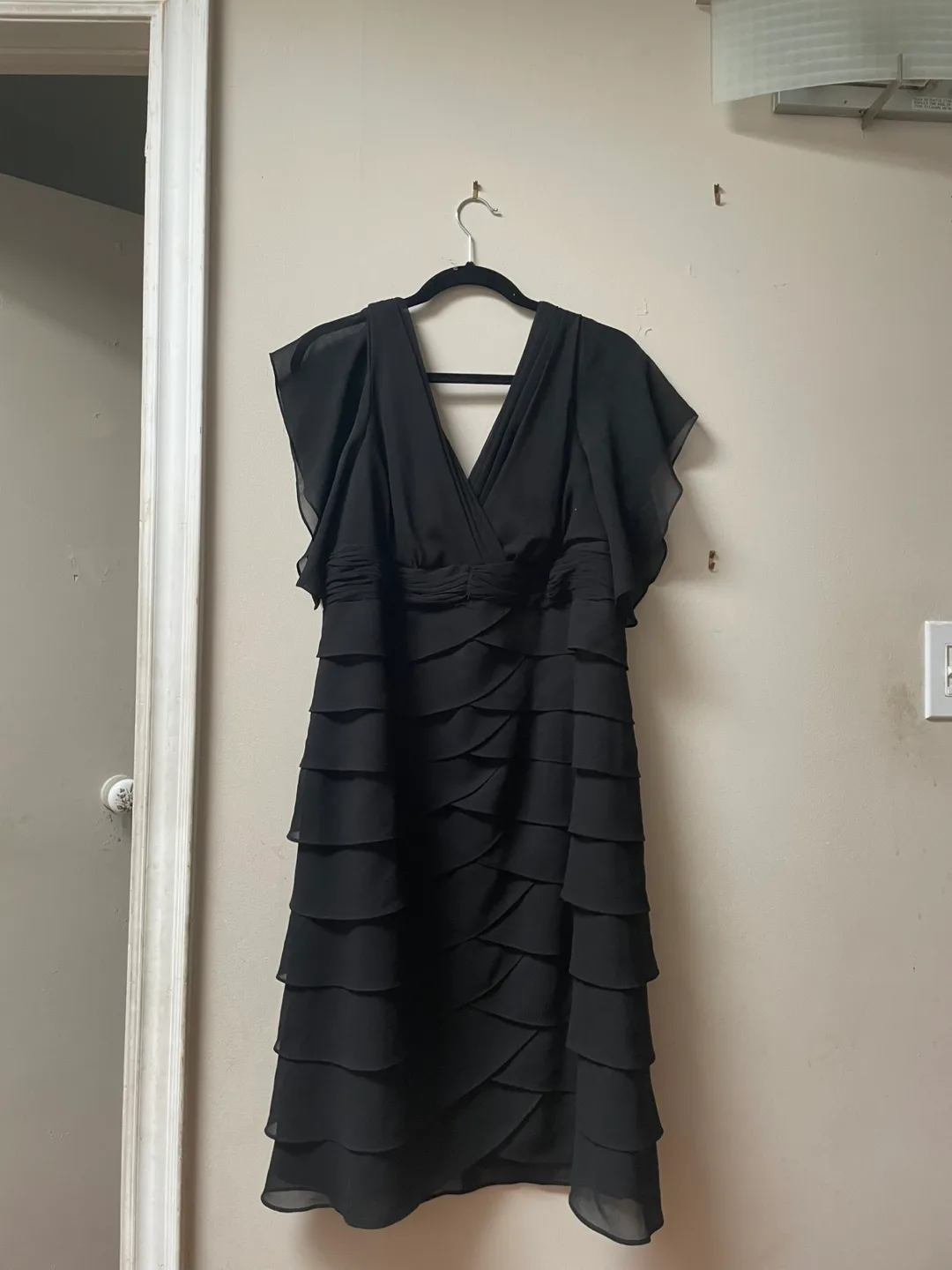 Michel Antoni Black Tiered Dress thumbnail