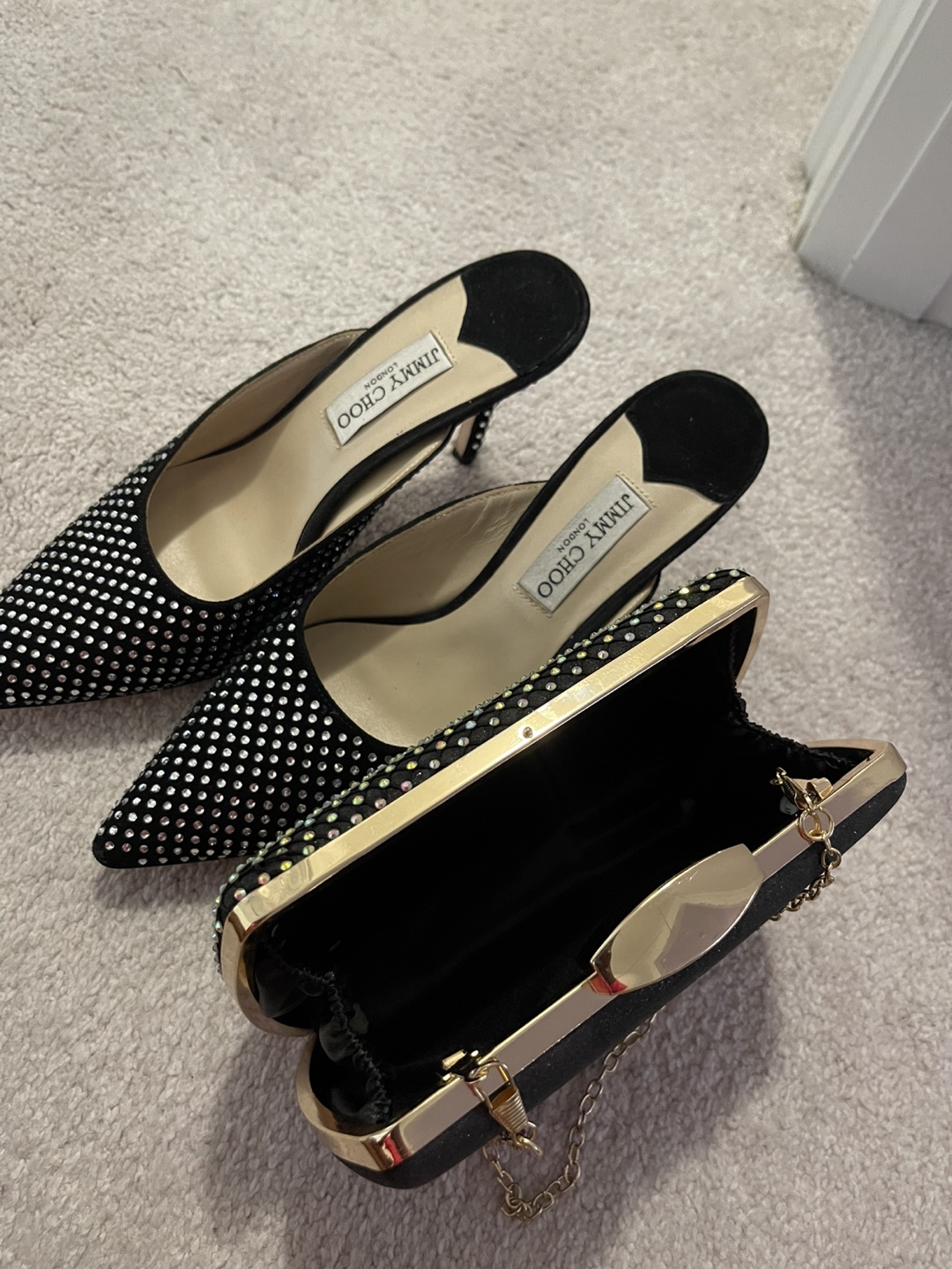 Jimmy Choo Clutch & Heels Set - photo 5