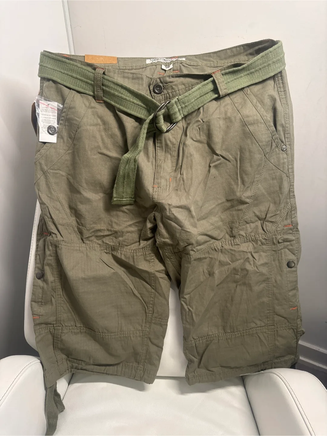 Urbanology Cargo Shorts Size 38 100% Cotton image indicator(4)