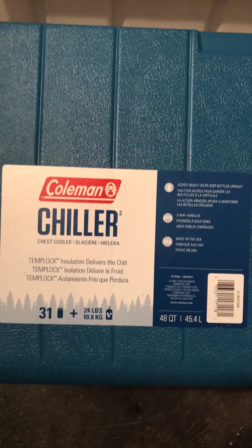 🧡Coleman Chiller 48QT Chest Cooler thumbnail