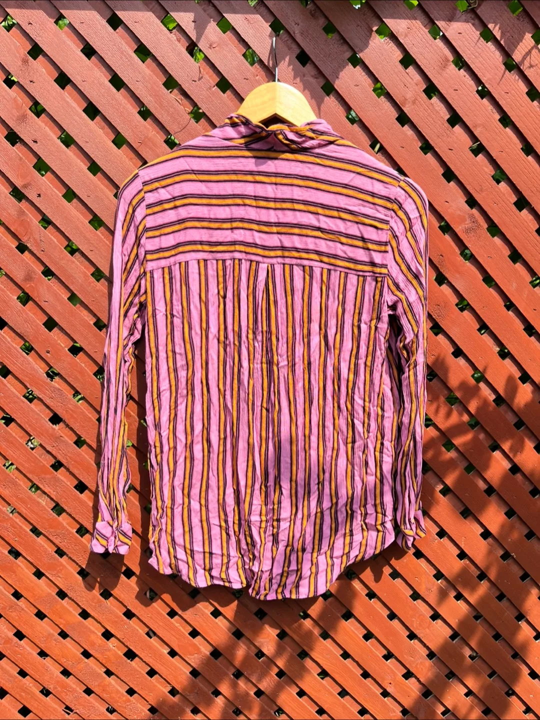 Zara TRF Collection Striped Blouse - Size M image indicator(4)