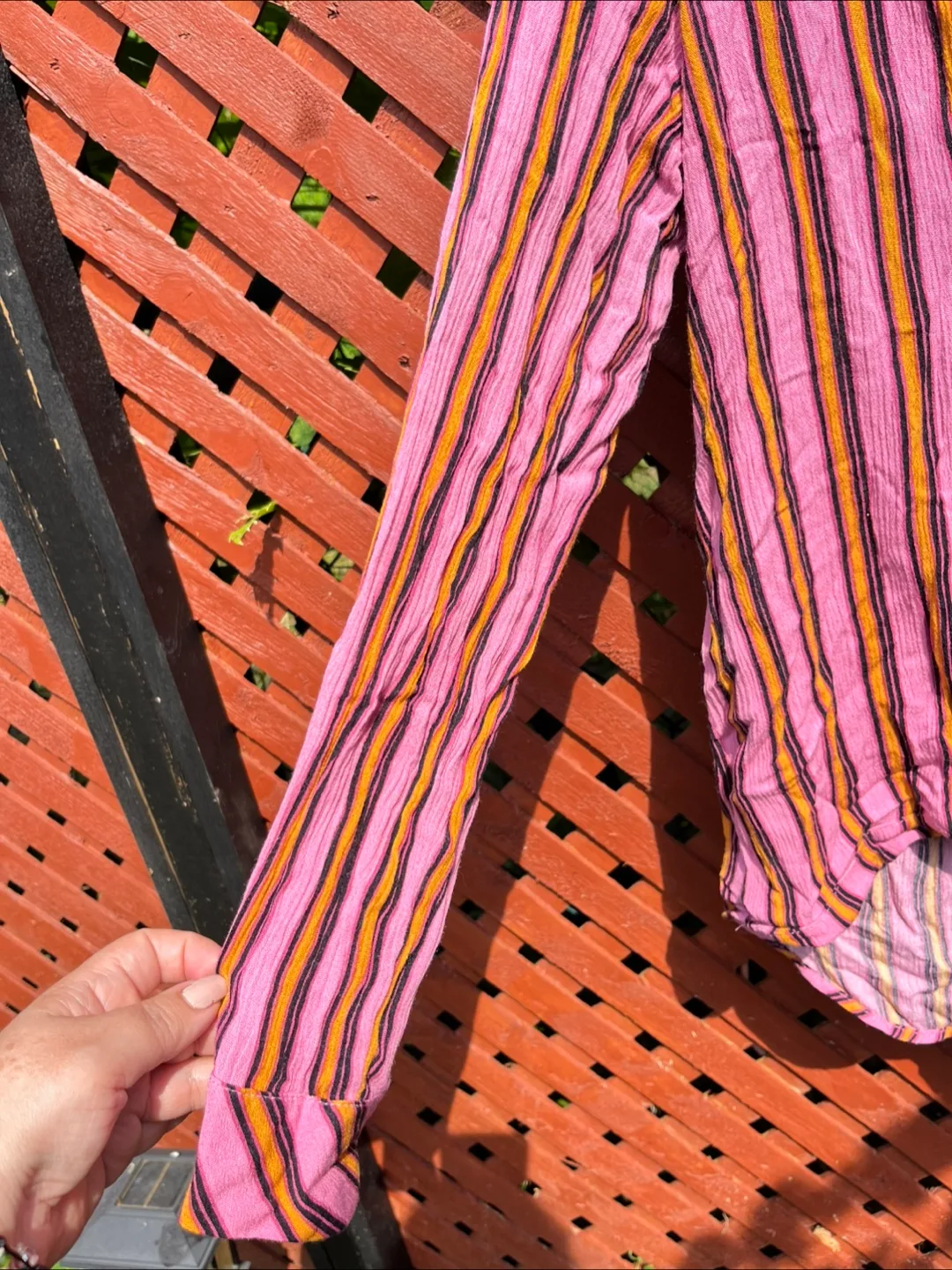 Zara TRF Collection Striped Blouse - Size M image indicator(3)