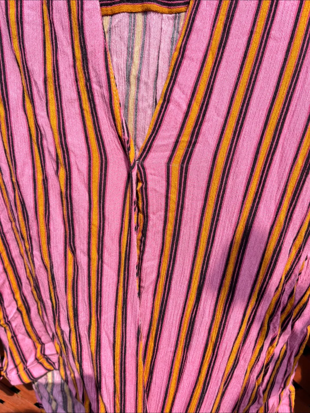 Zara TRF Collection Striped Blouse - Size M image indicator(5)