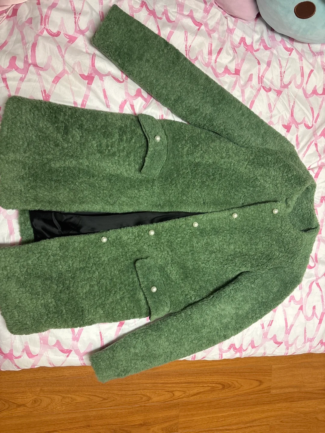 Green Boucle Coat thumbnail