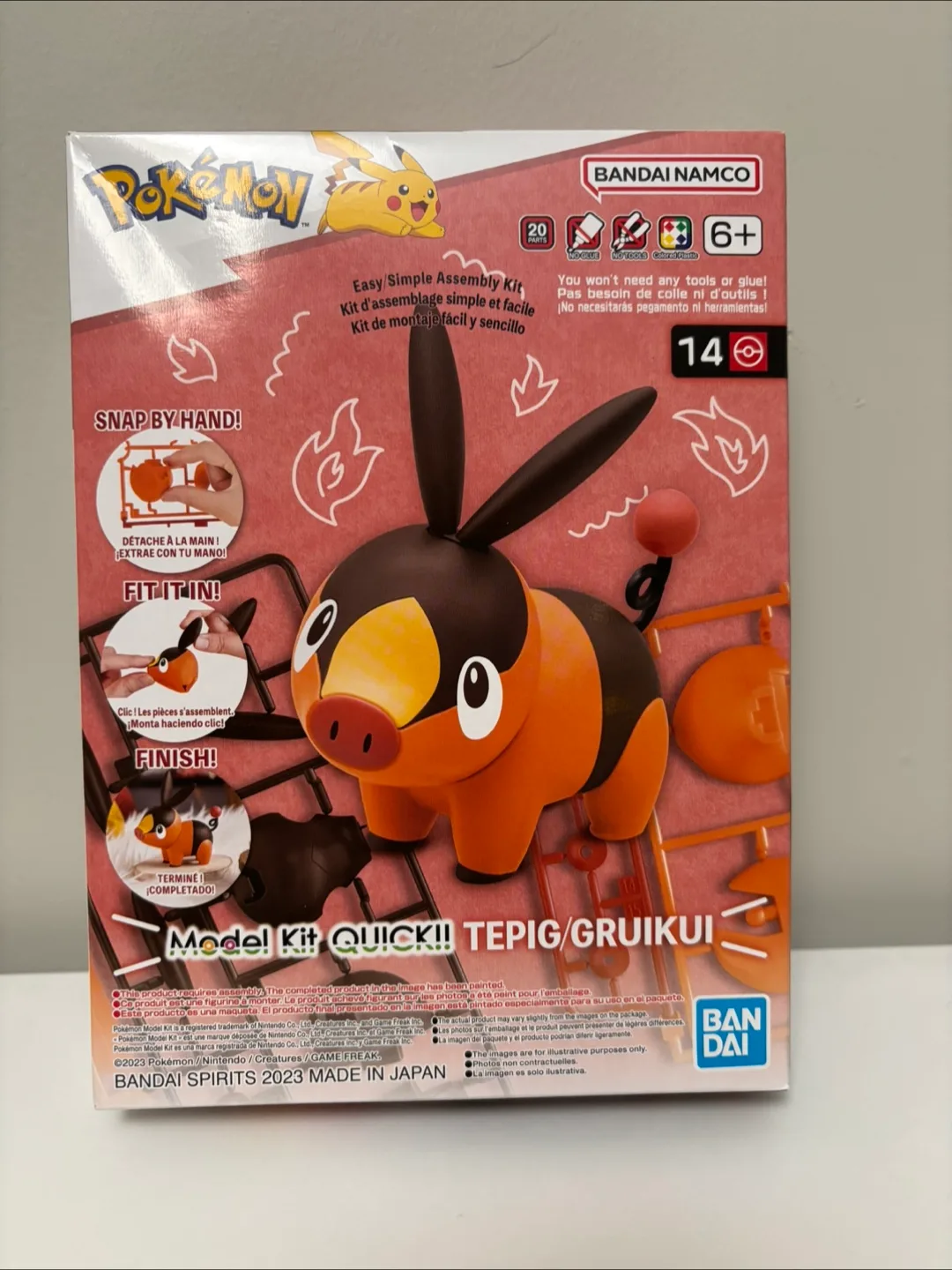 Pokémon Bandai Tepig Model Kit - New! thumbnail