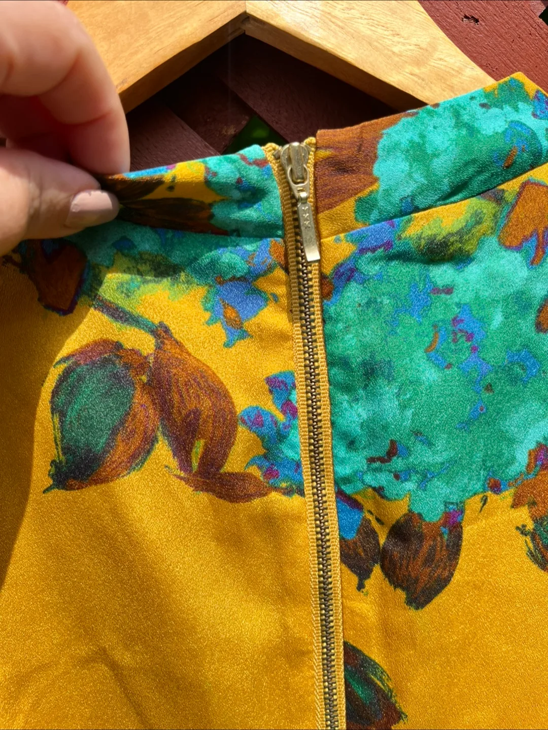 Yellow Floral Sleeveless Dress image indicator(6)