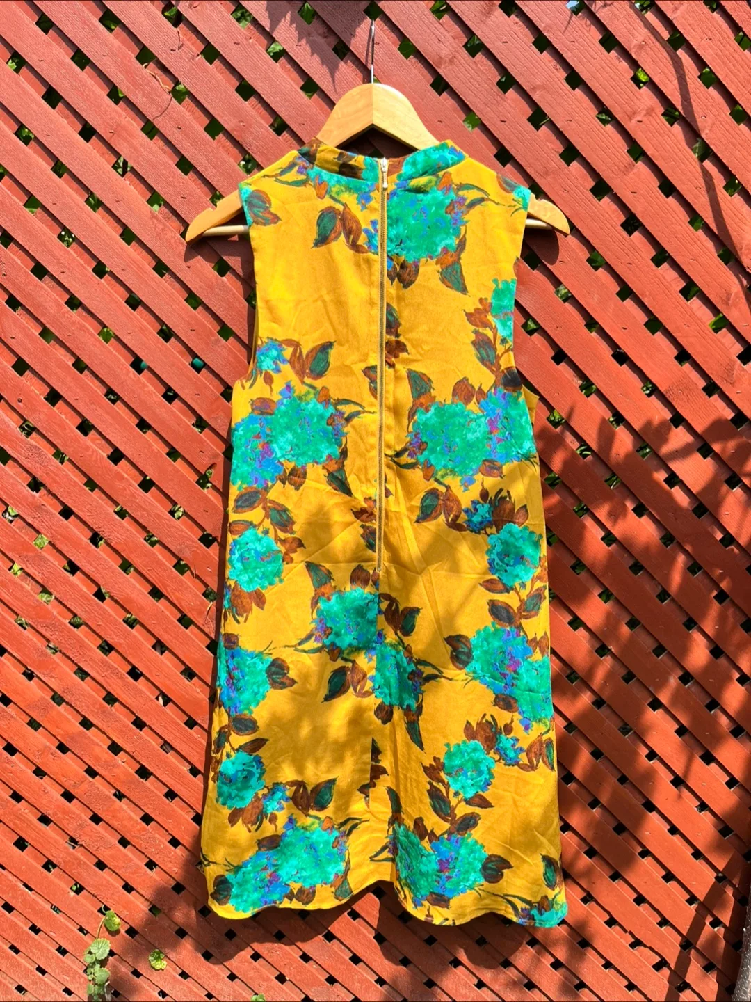 Yellow Floral Sleeveless Dress image indicator(7)