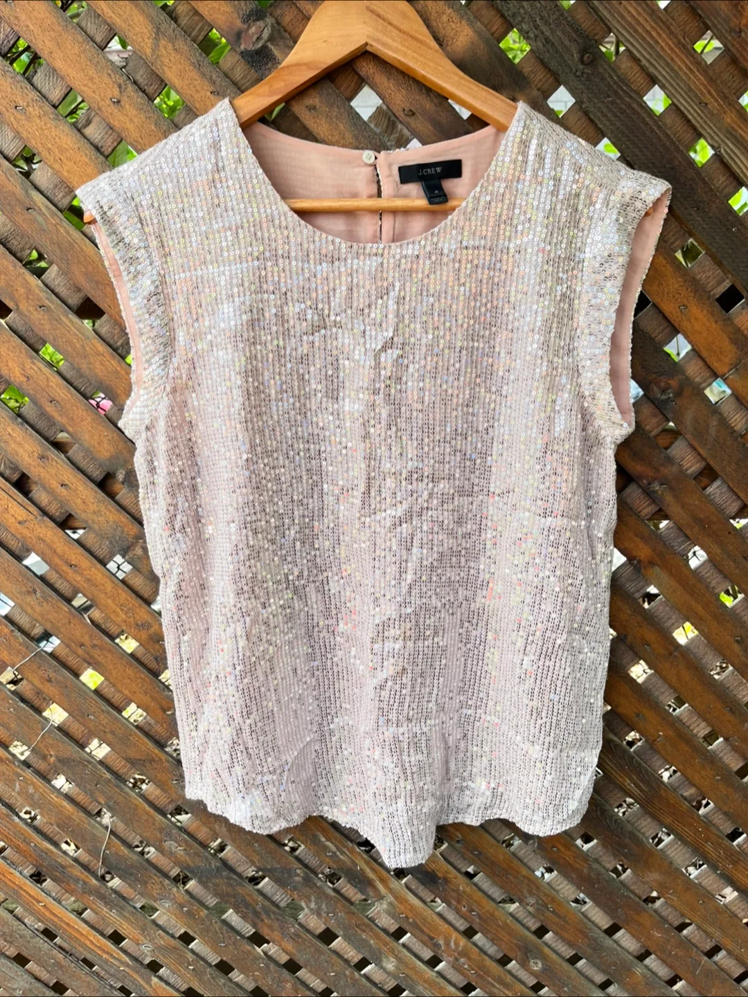 J.Crew Sleeveless Sequin Top - Size 6 image indicator(2)