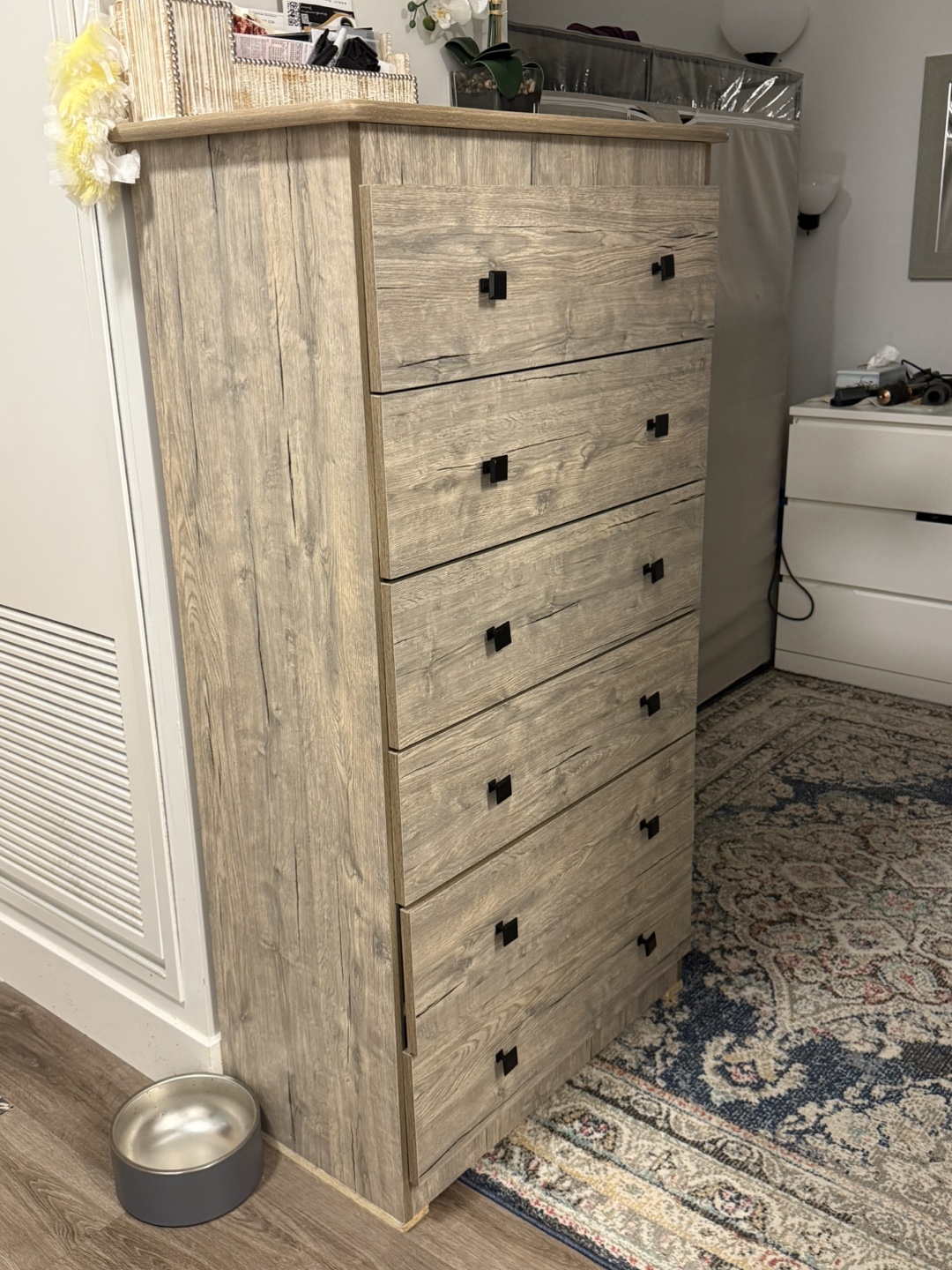 Wood Grain 6-Drawer Dresser