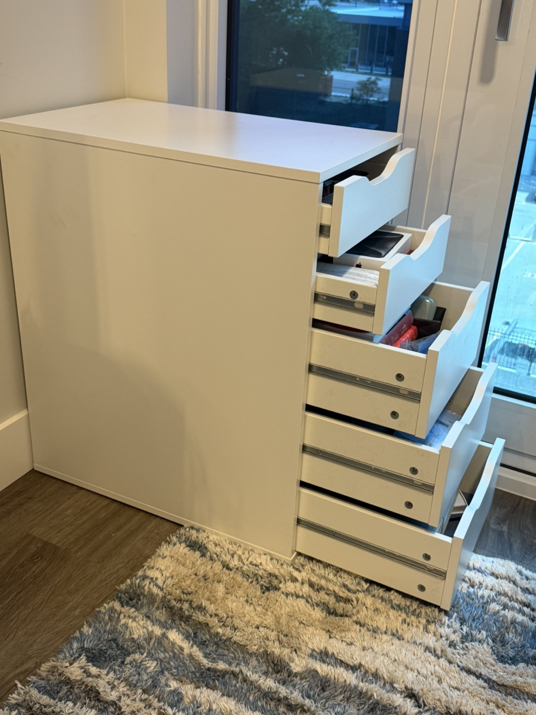 IKEA Alex White Drawer Unit - photo 4