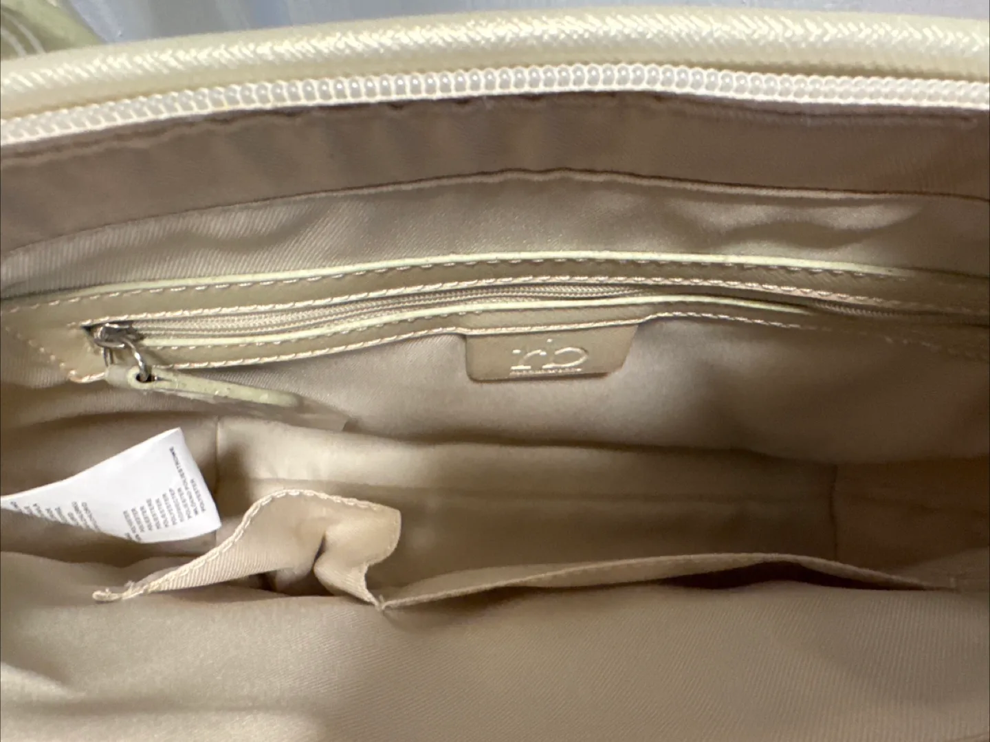 Rocco Barocco White & Beige Handbag image indicator(3)