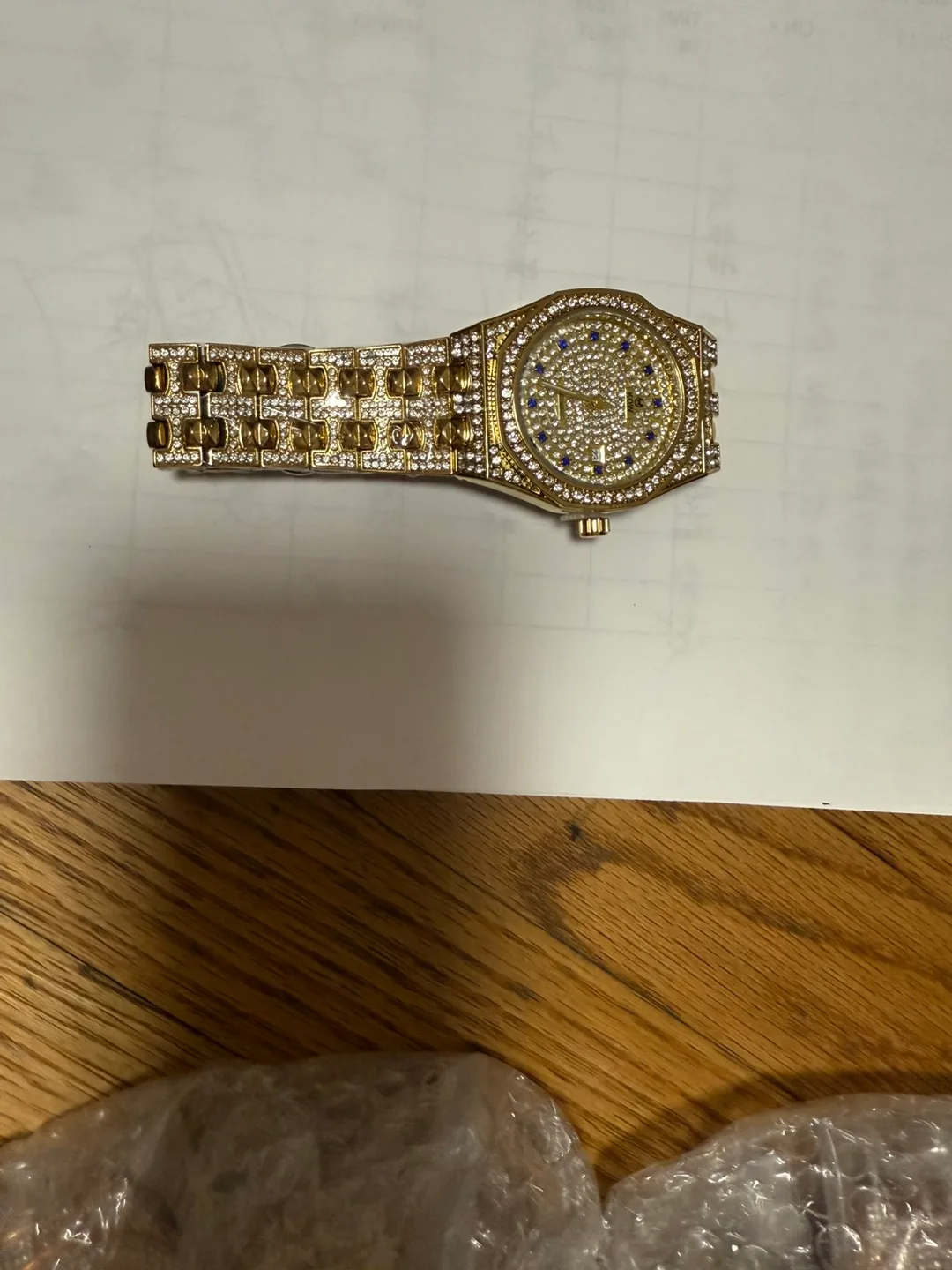 Gold/Silver Diamond Watch image indicator(4)