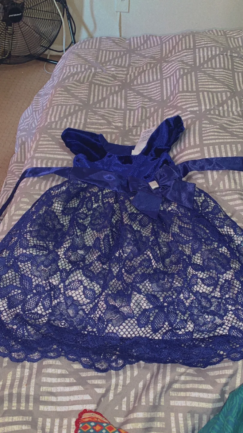 Blue Lace Dress thumbnail