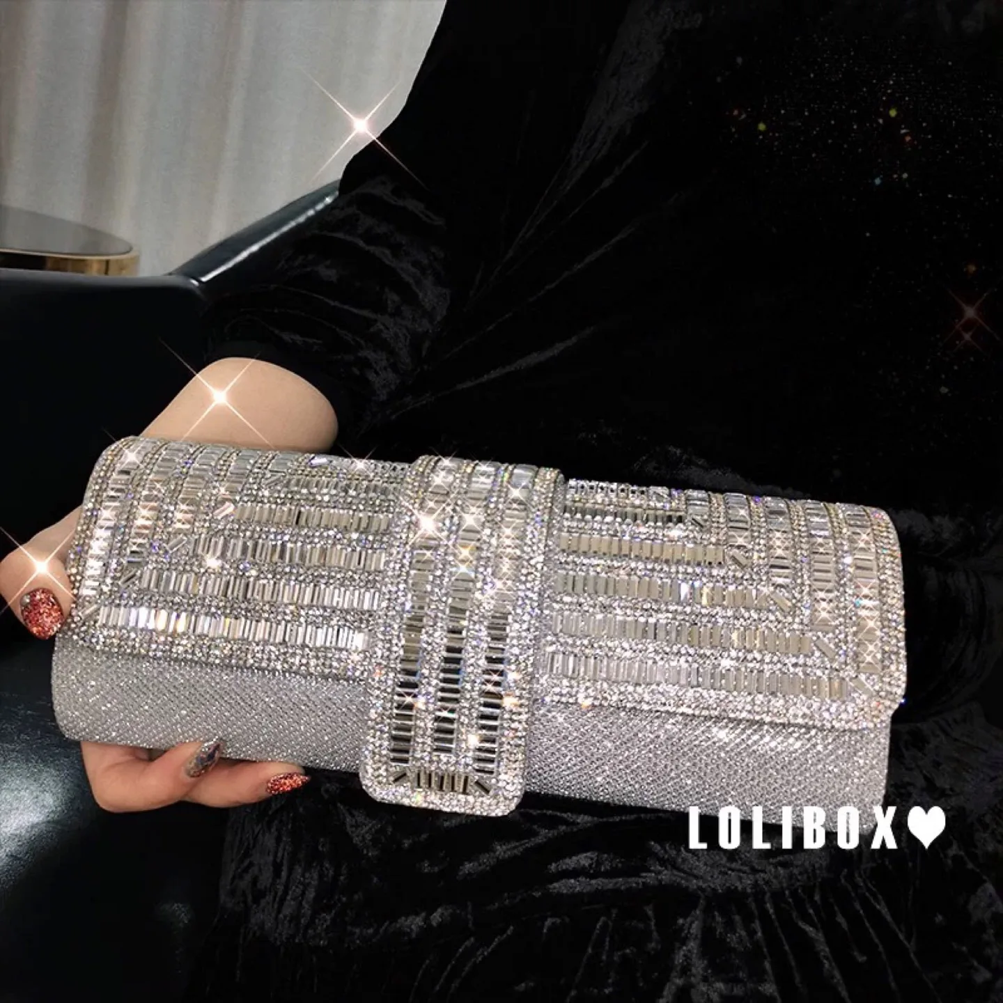 Unique Box Clutch Purse image indicator(6)