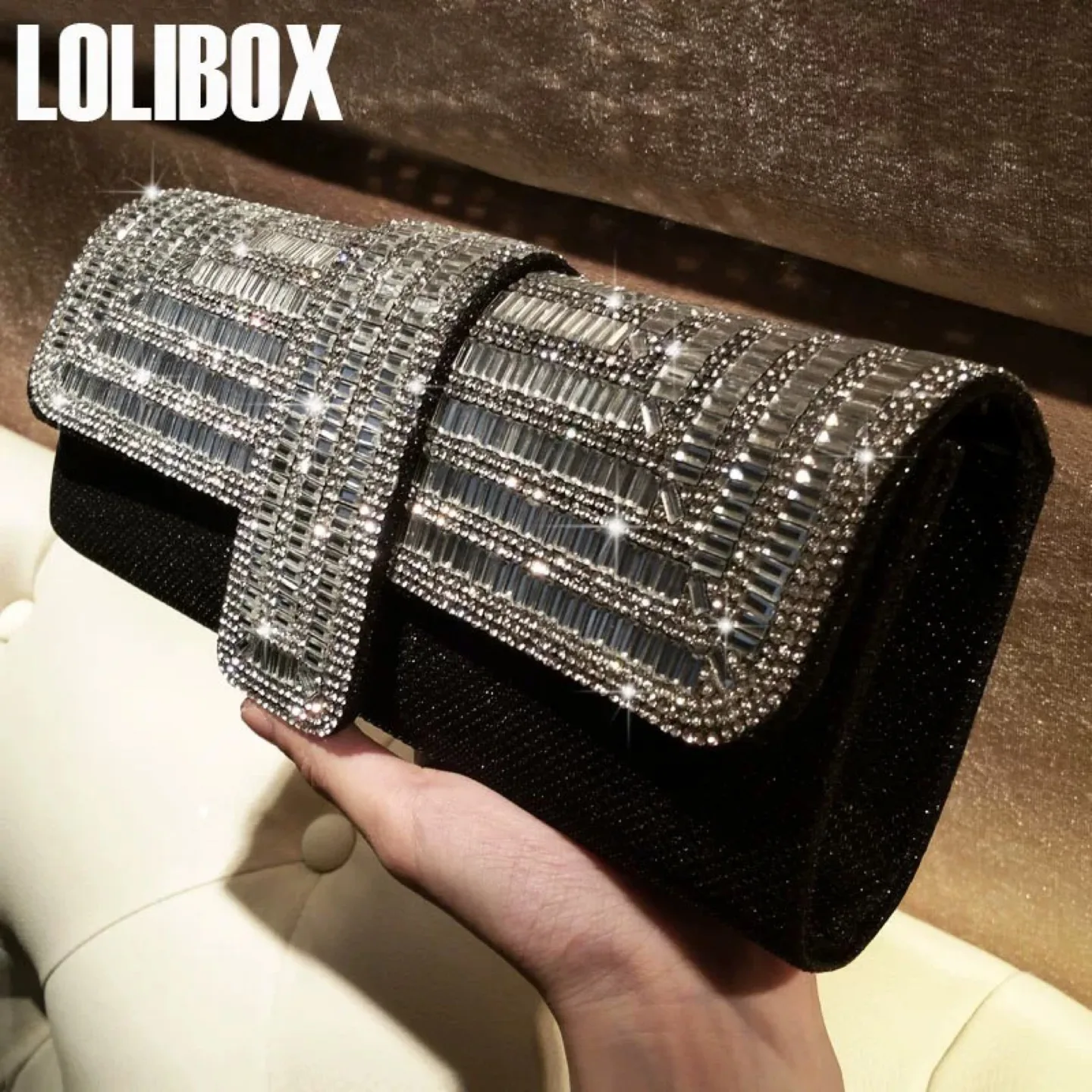 Unique Box Clutch Purse image indicator(8)