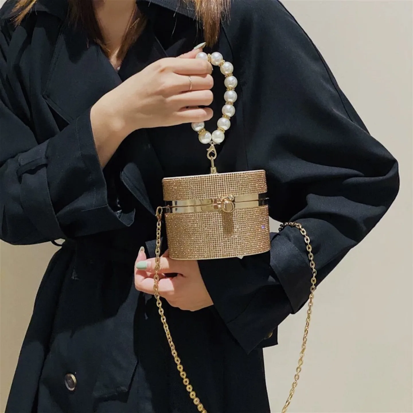 Unique Box Clutch Purse image indicator(3)