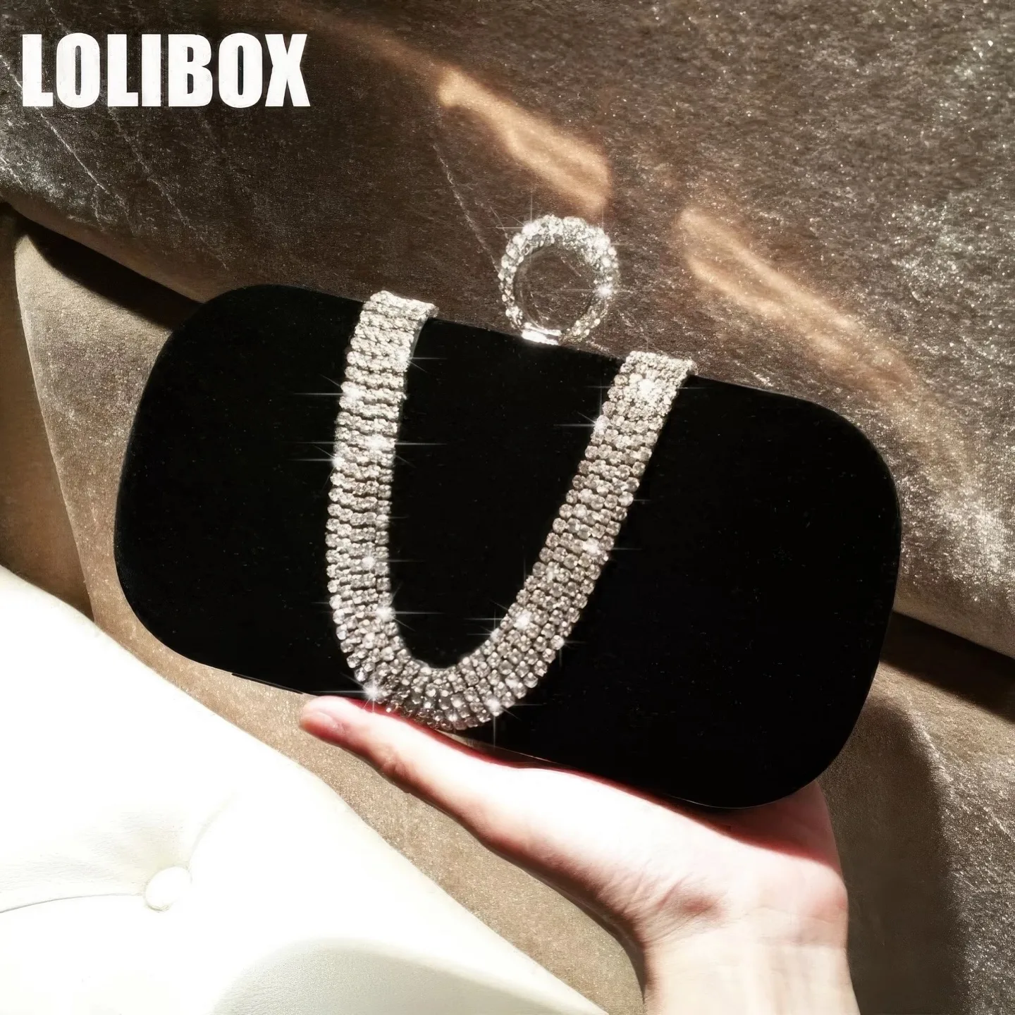 Unique Box Clutch Purse image indicator(9)
