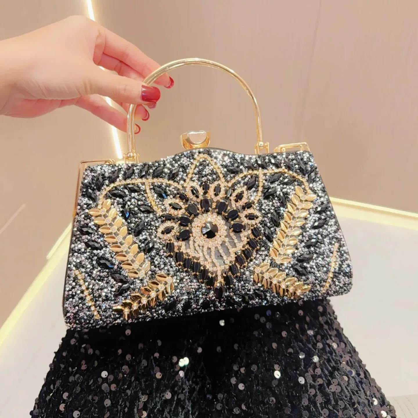 Embellished Evening Clutch Bag image indicator(2)