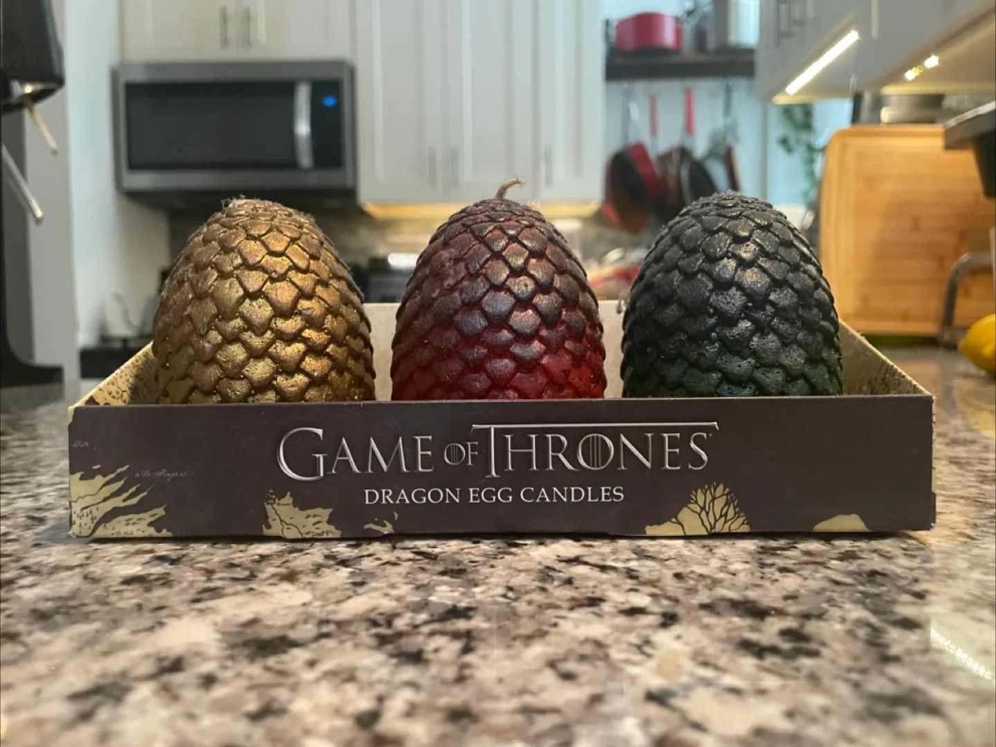 Game of Thrones Dragon Egg Candles (Set of 3) thumbnail