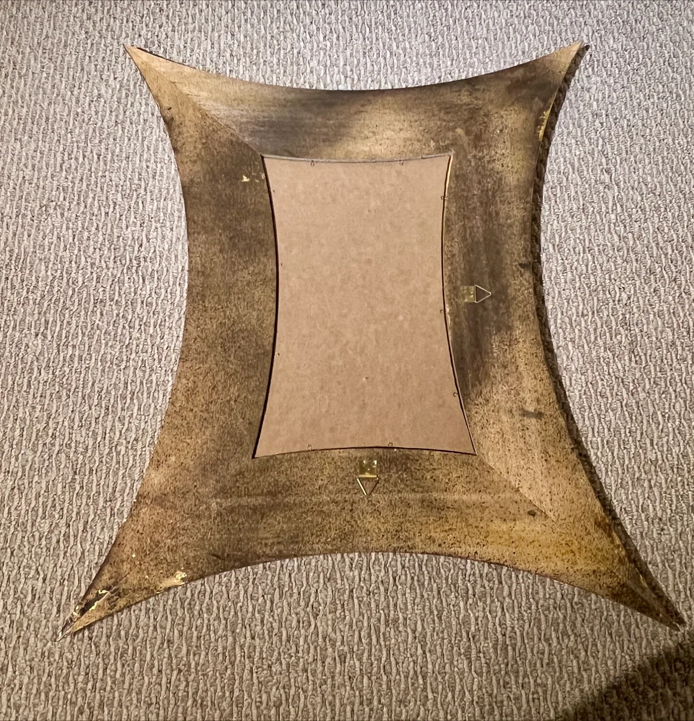 Striking Sculptural Gold Mirror – Hollywood Regency Style image indicator(6)