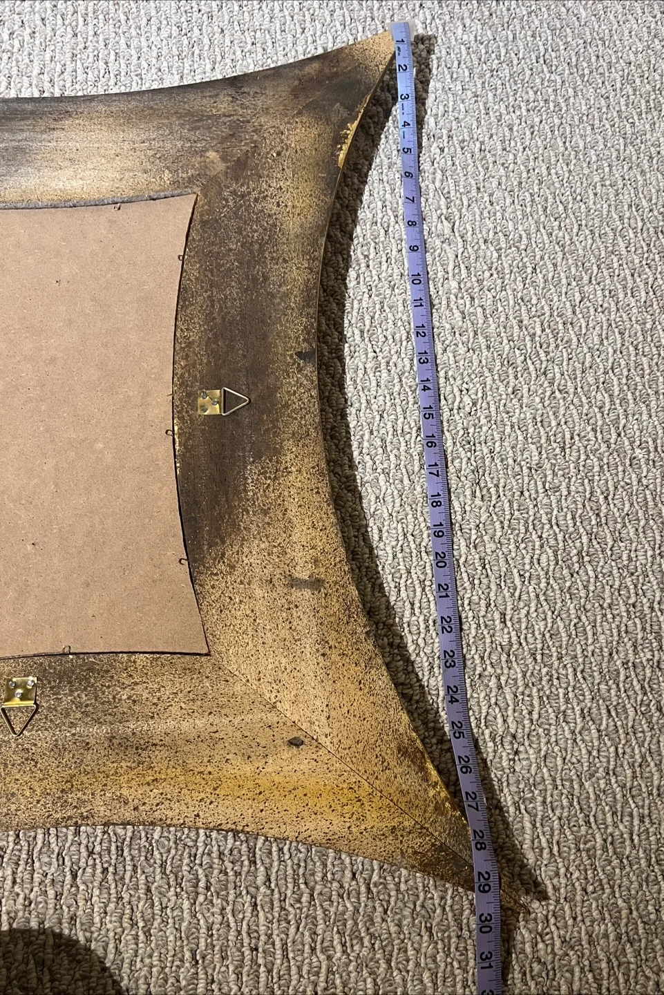 Striking Sculptural Gold Mirror – Hollywood Regency Style image indicator(8)