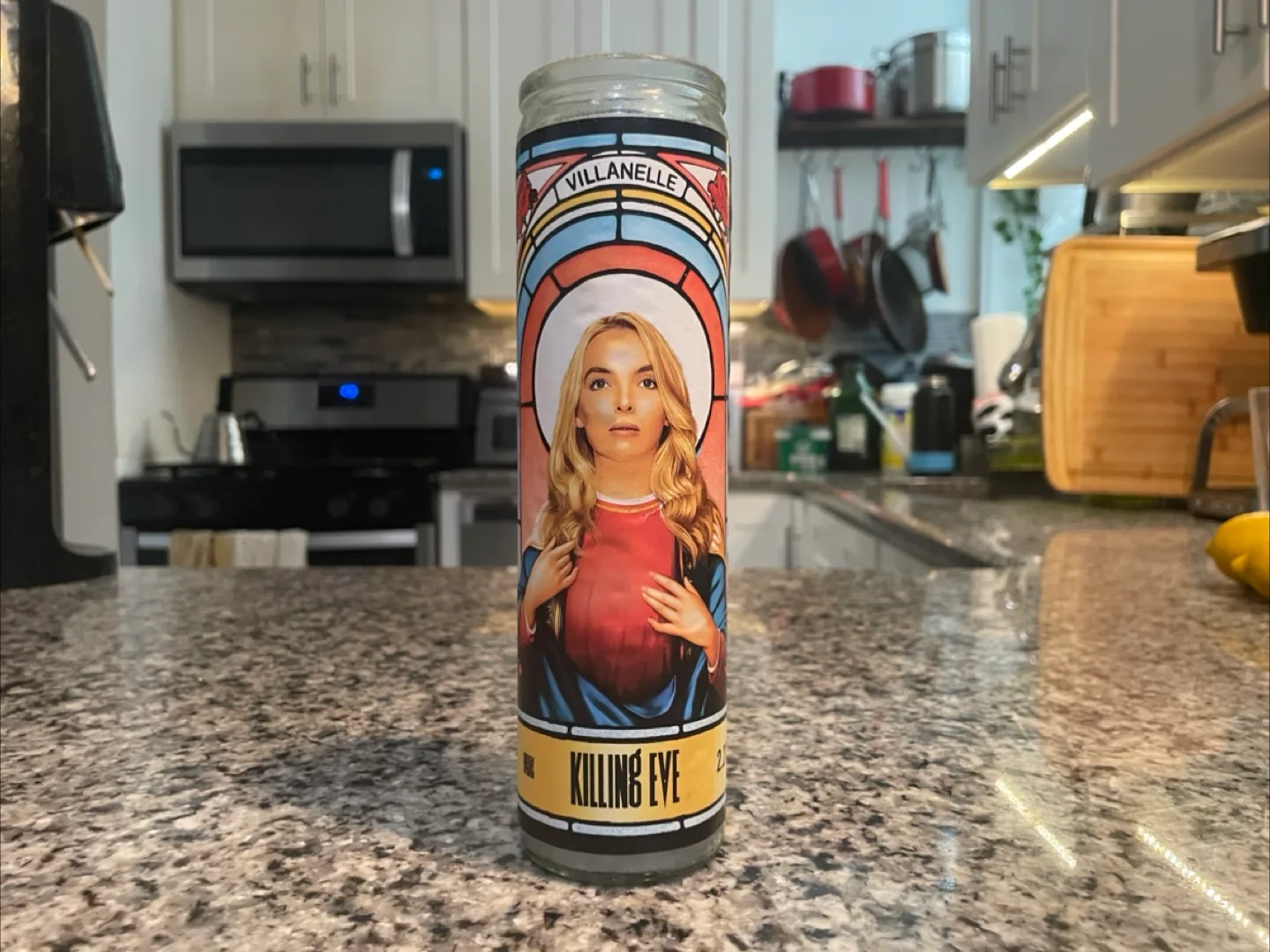 Killing Eve Villanelle & Eve Prayer Candle thumbnail