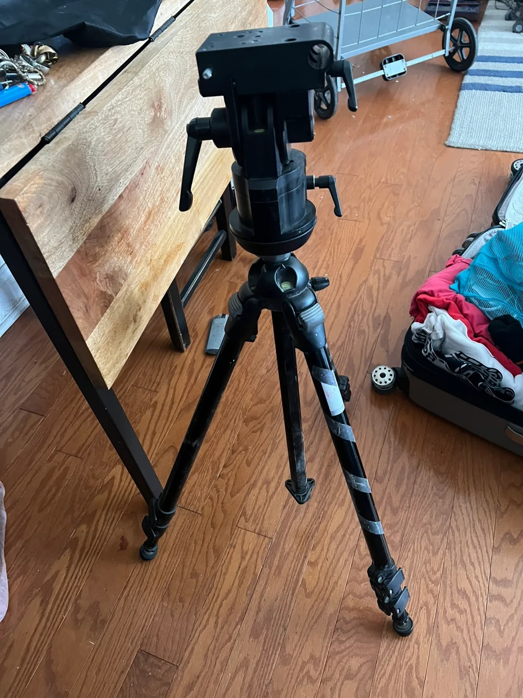 Kessler Crane Head & Manfrotto 055PROB Tripod thumbnail