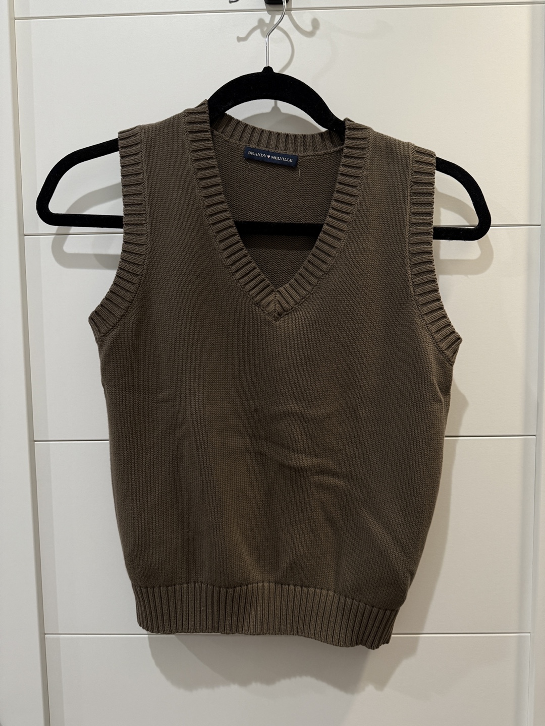 Brandy Melville Dark Green Sweater Vest