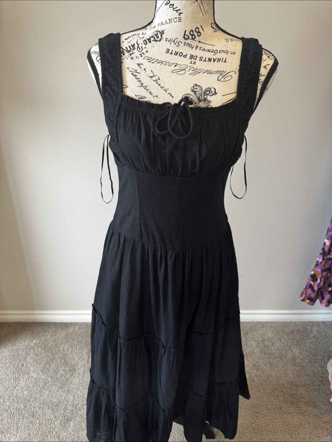 Black Sundress - Size Small