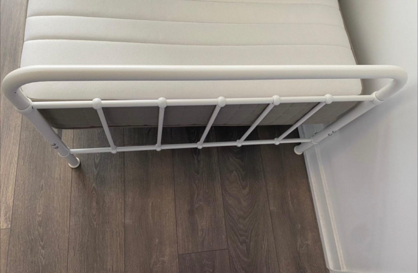 <moving sale> Zinus twin White Bed Frame - photo 4
