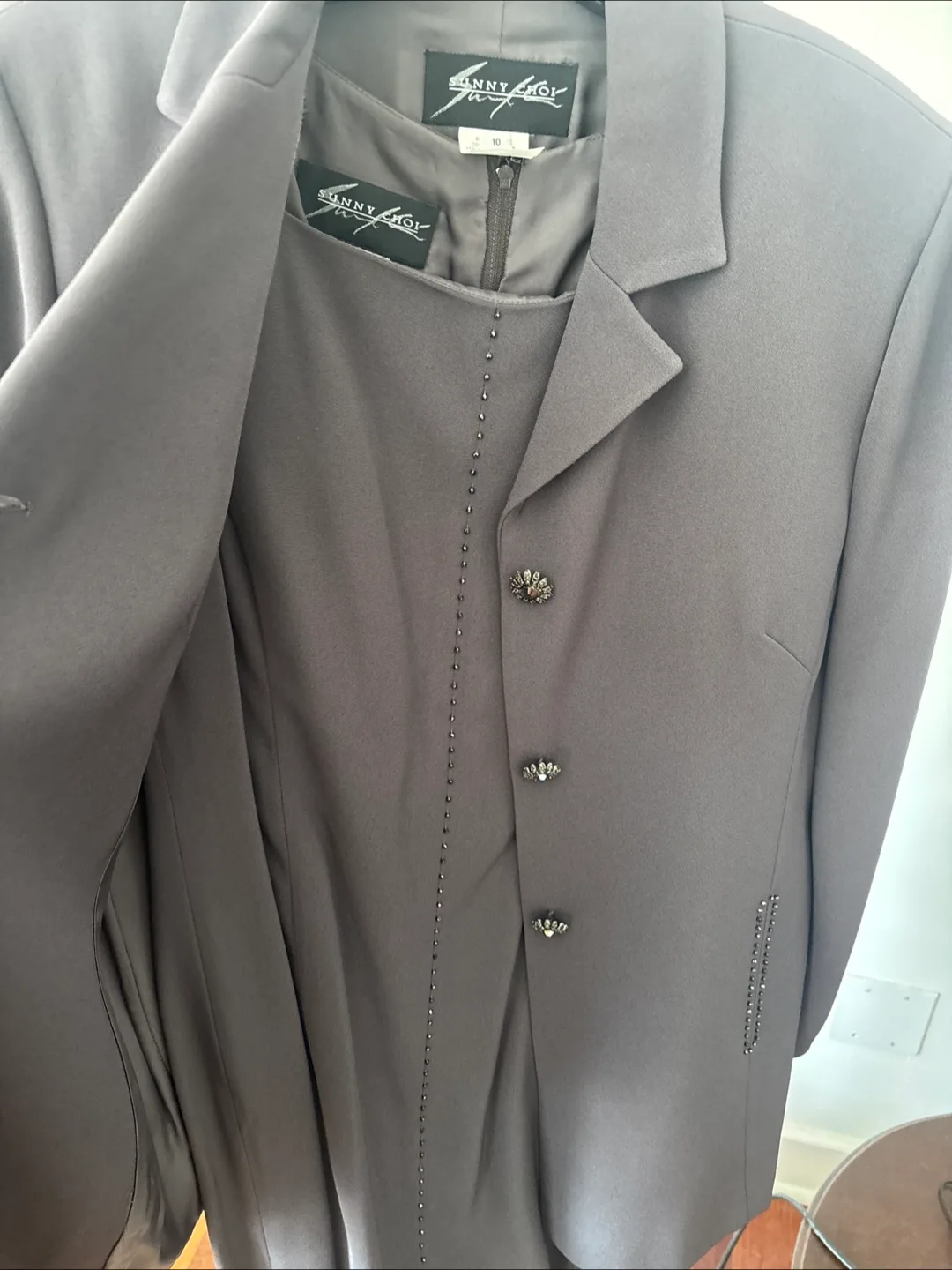 Sunny Choi  suit ( dress and jacket) Size 10 image indicator(5)