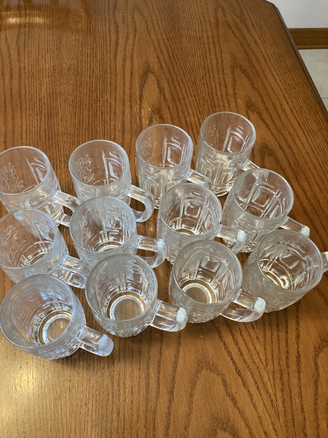Set of 11 Clear Glass Beer Mugs - photo 2