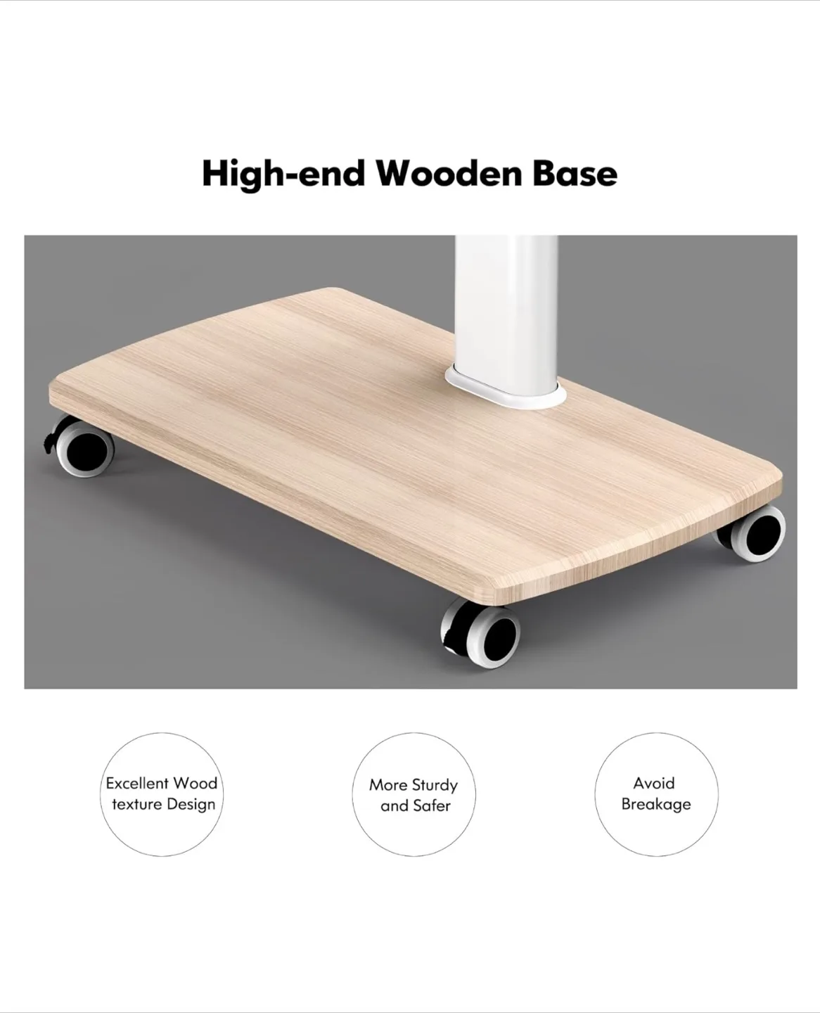 Rolling TV Stand for 32"-70" TVs image indicator(2)