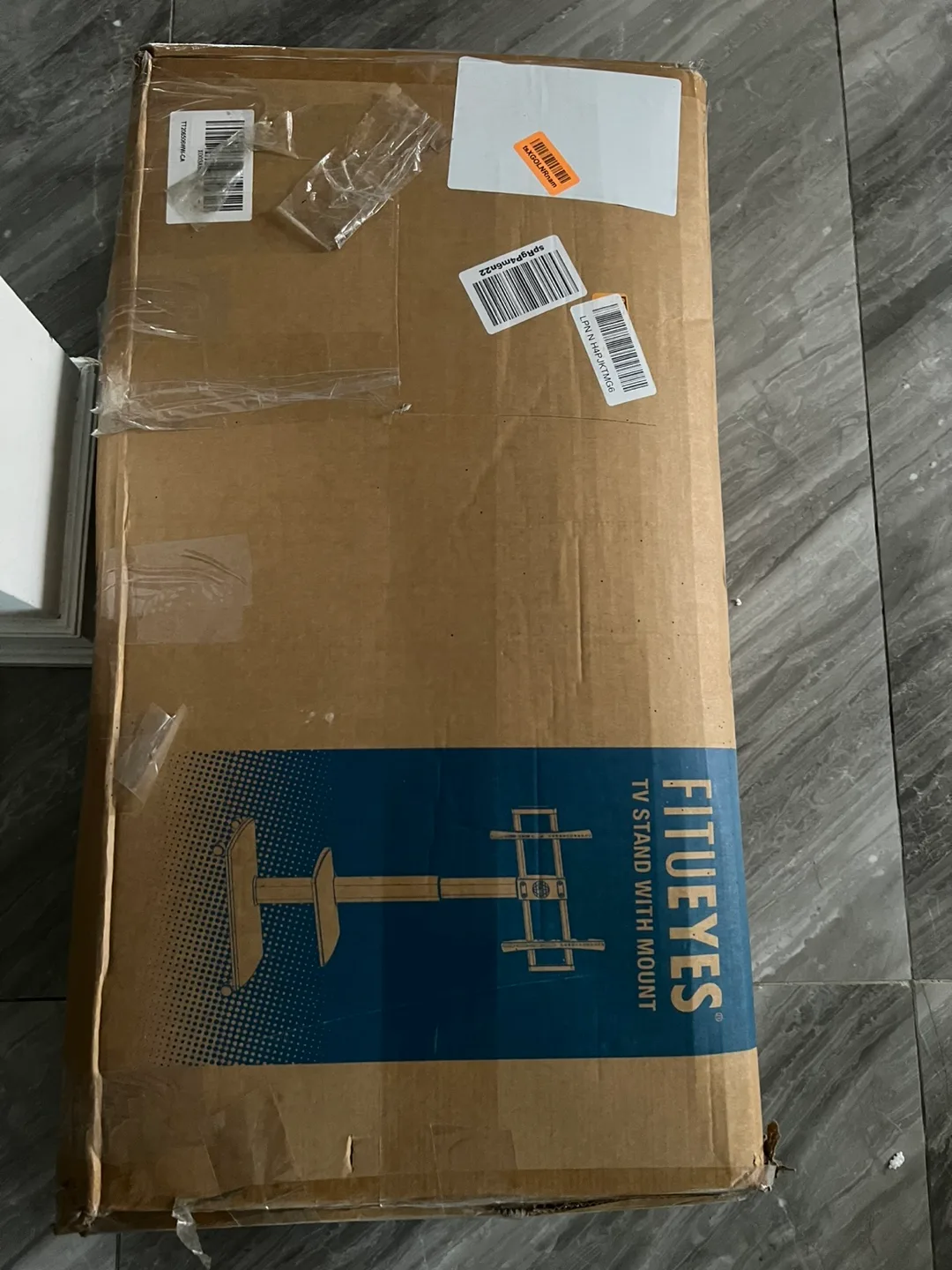 Rolling TV Stand for 32"-70" TVs image indicator(7)