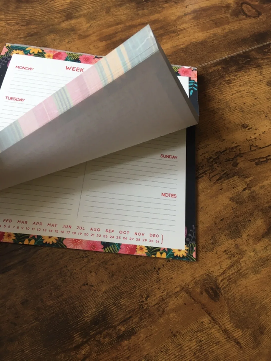 Week At A Glance Floral Planner (46 weeks) image indicator(2)