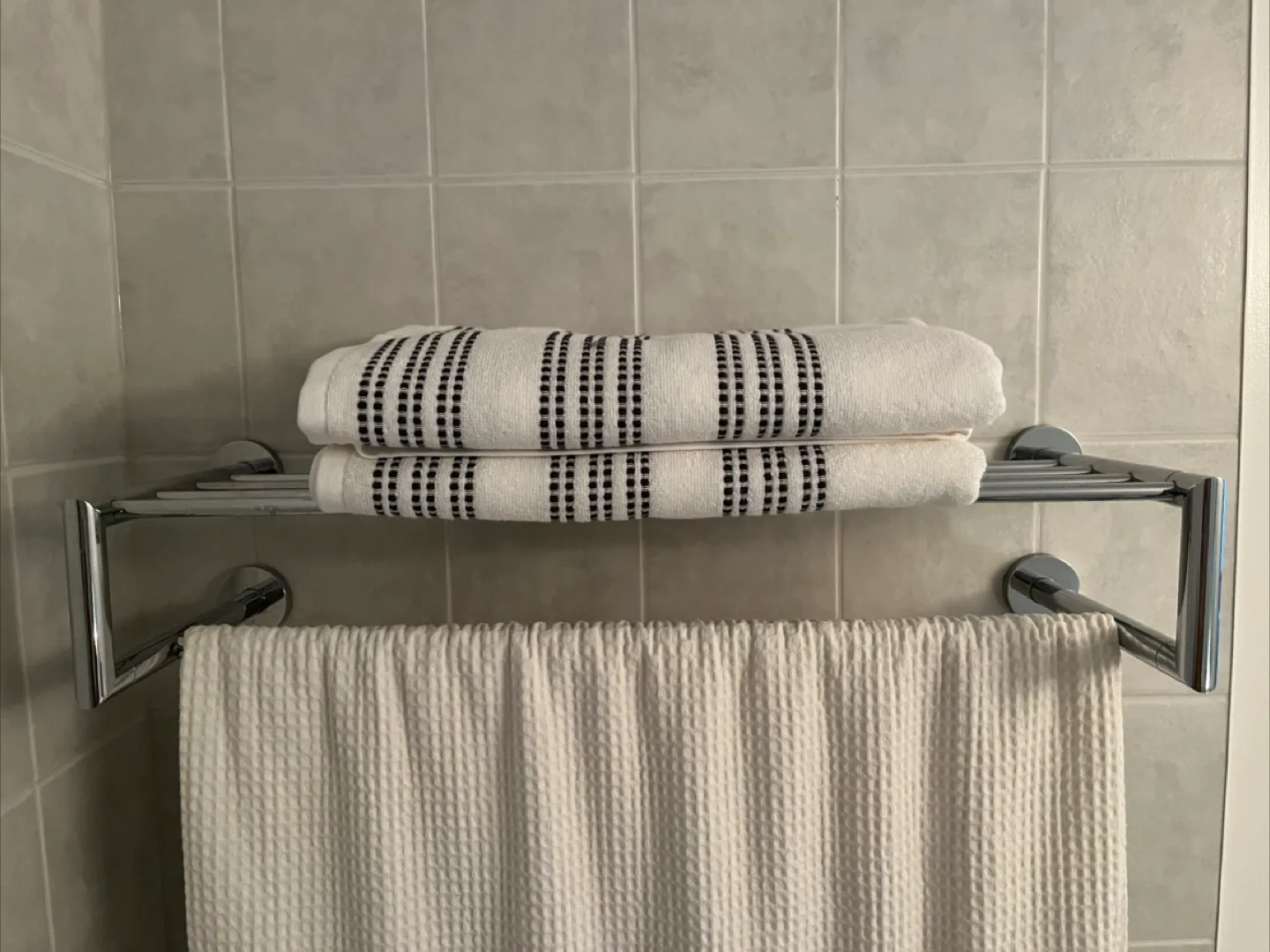 Chrome Towel Rack from Gingers thumbnail