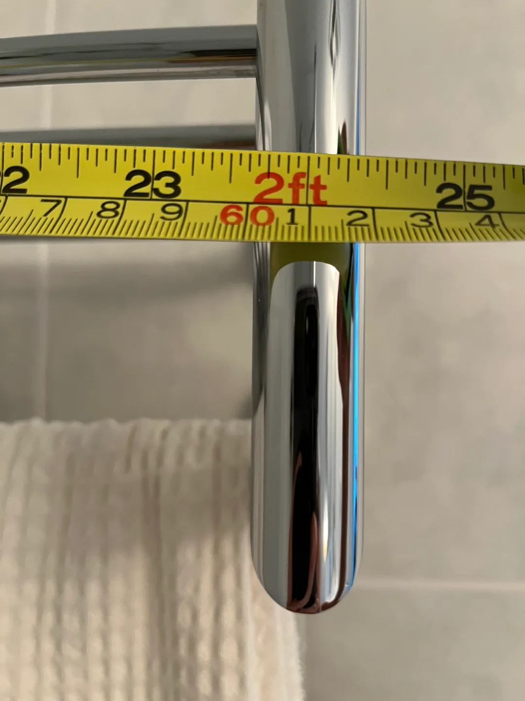 Chrome Towel Rack from Gingers image indicator(4)