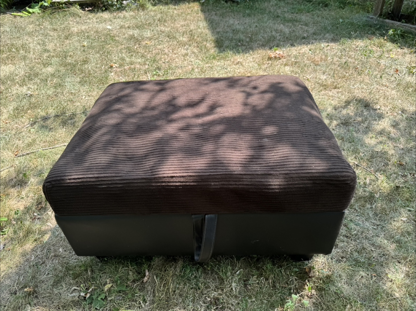 Brown Storage Ottoman - photo 3