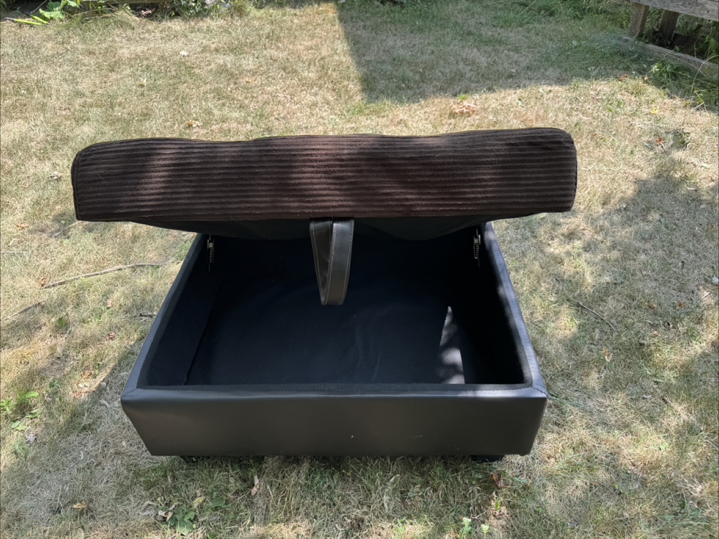 Brown Storage Ottoman - photo 2