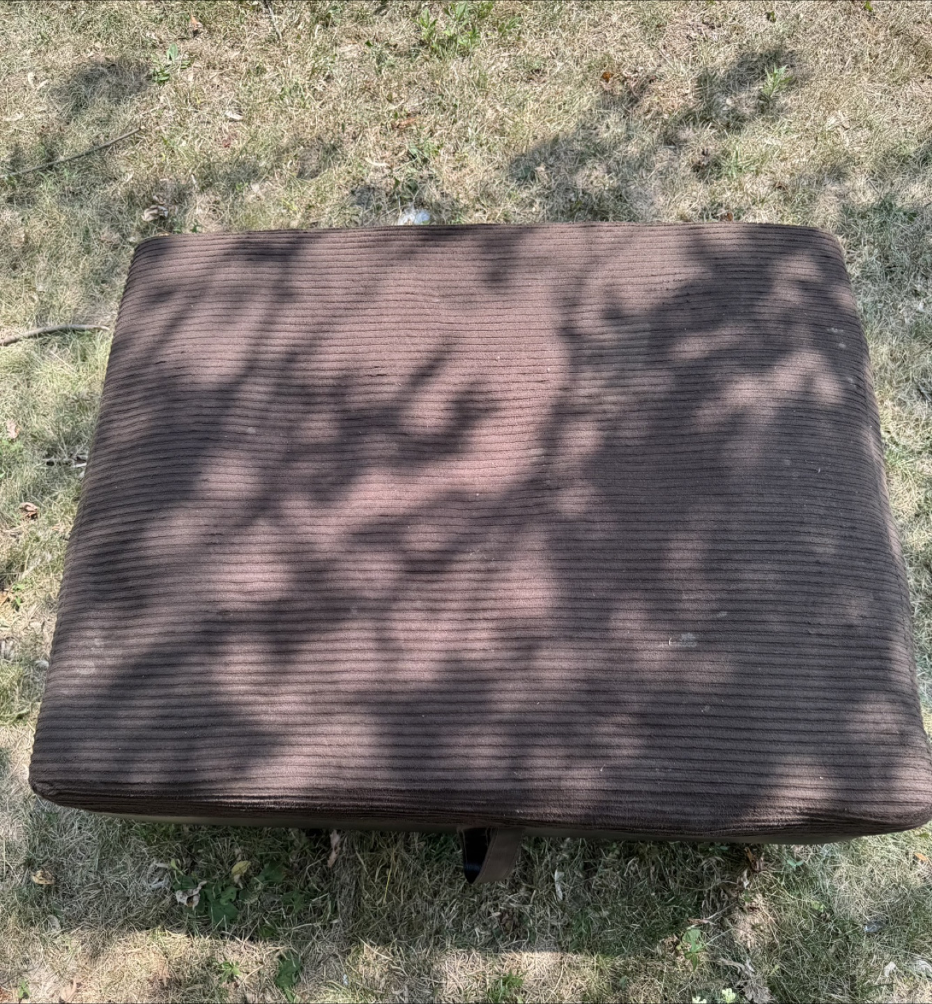 Brown Storage Ottoman