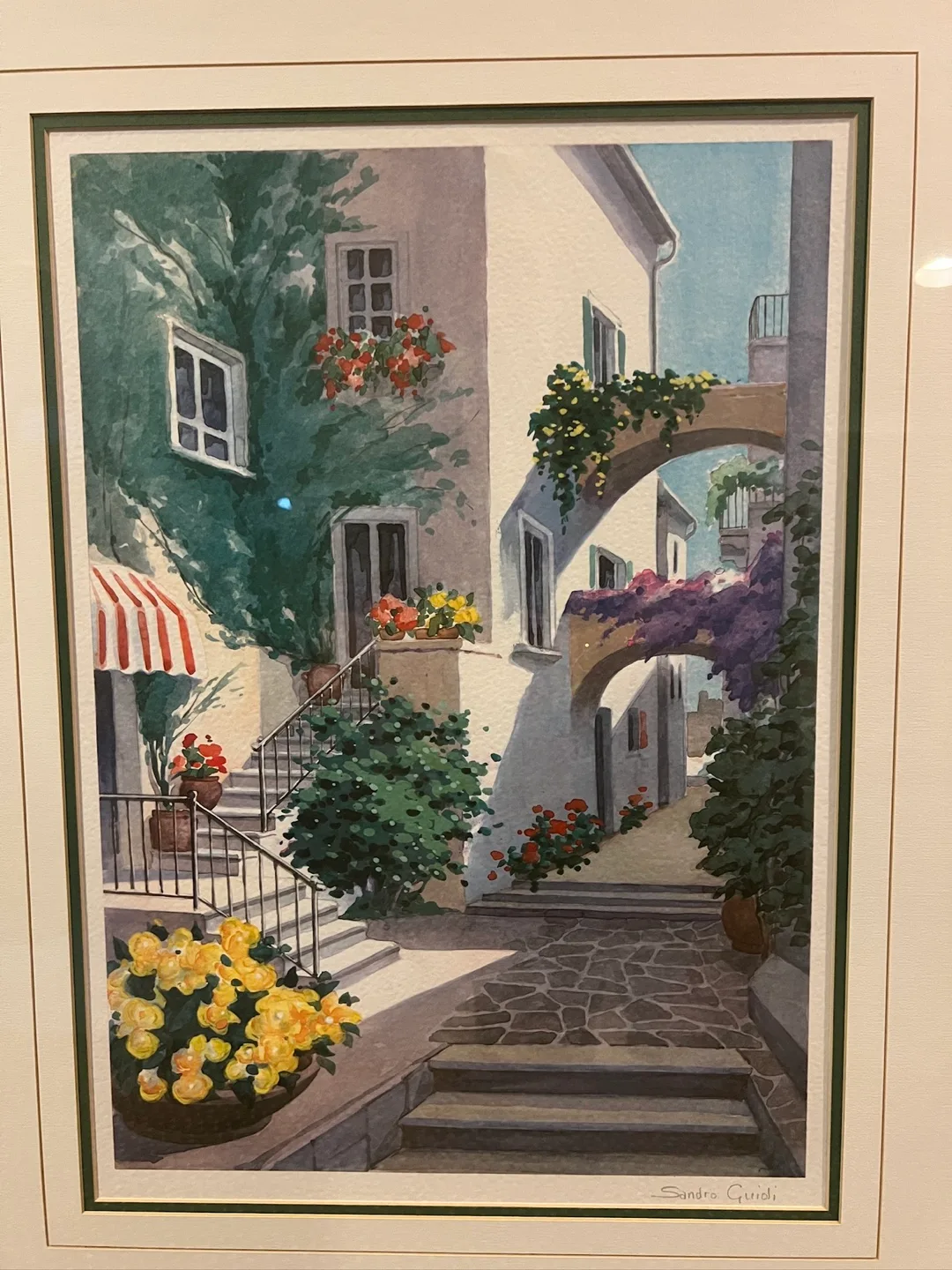 Sandro Guidi Signed & Framed Print – Mediterranean Passage image indicator(3)