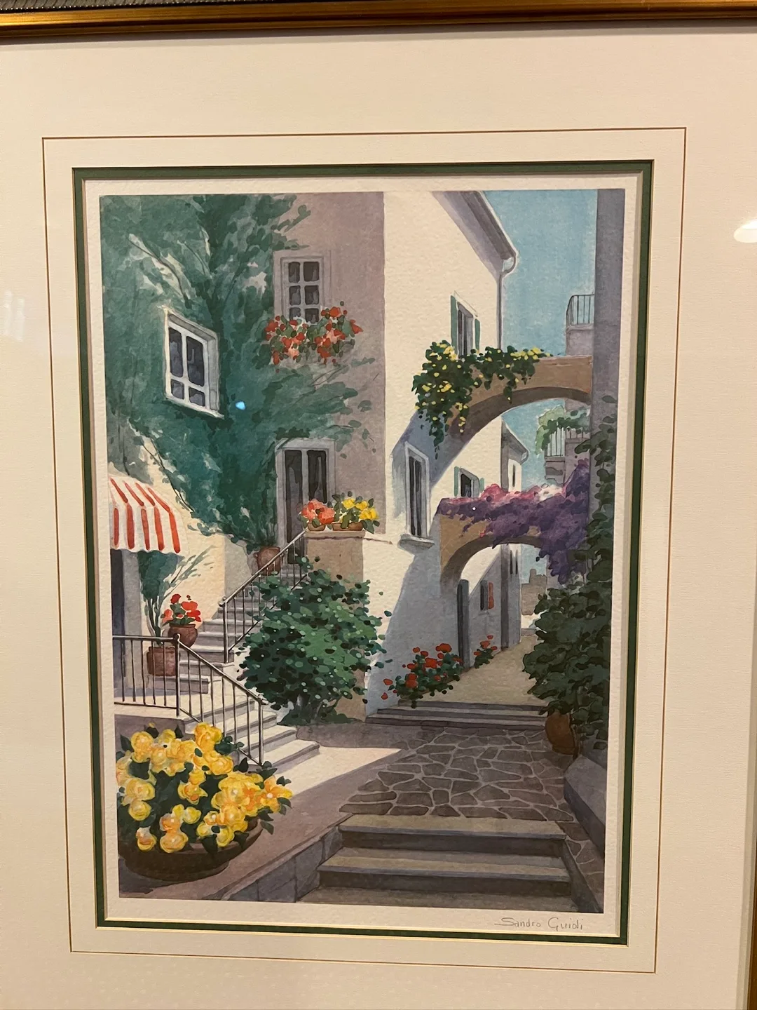 Sandro Guidi Signed & Framed Print – Mediterranean Passage image indicator(2)