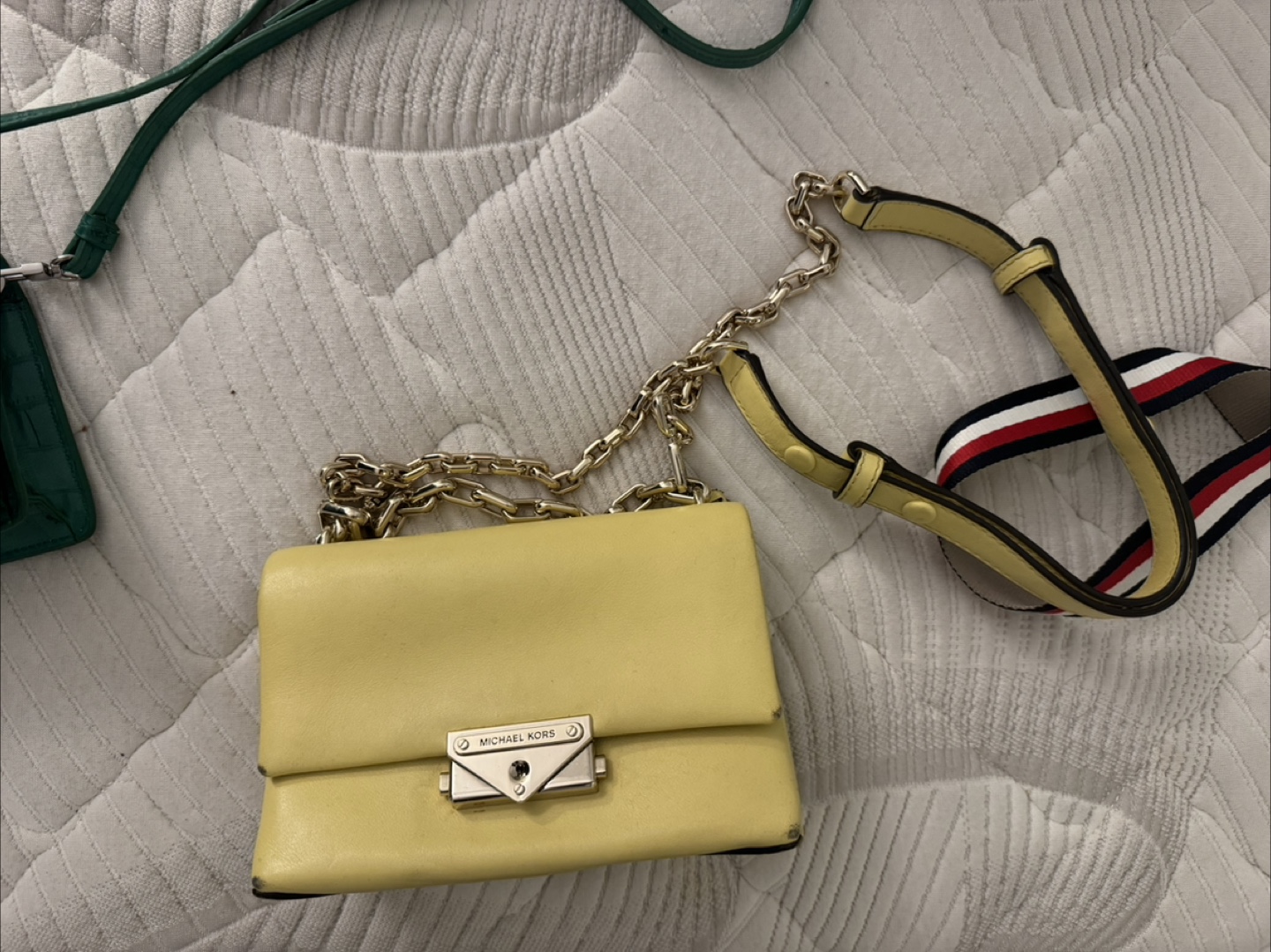 Michael Kors Yellow Crossbody Bag